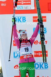 01.03.2013, Oslo, Norway (NOR): Darya Domracheva (BLR), Fischer, Rottefella, Leki - IBU world cup biathlon Holmenkollen, sprint women, Oslo (NOR). www.nordicfocus.com. © Manzoni/NordicFocus. Every downloaded picture is fee-liable.