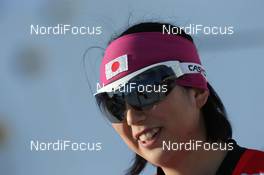 01.03.2013, Oslo, Norway (NOR): Fuyuko Suzuki (JPN), Fischer, Rottefella, Swix - IBU world cup biathlon Holmenkollen, sprint women, Oslo (NOR). www.nordicfocus.com. © Manzoni/NordicFocus. Every downloaded picture is fee-liable.