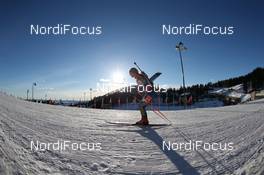 01.03.2013, Oslo, Norway (NOR): Mona Brorsson (SWE) - IBU world cup biathlon Holmenkollen, sprint women, Oslo (NOR). www.nordicfocus.com. © Manzoni/NordicFocus. Every downloaded picture is fee-liable.