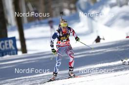07.03.2013, Sochi, Russia (RUS): Marie Dorin (FRA), Rossignol, Rottefella, OneWay - IBU world cup biathlon, individual women, Sochi (RUS). www.nordicfocus.com. © Manzoni/NordicFocus. Every downloaded picture is fee-liable.