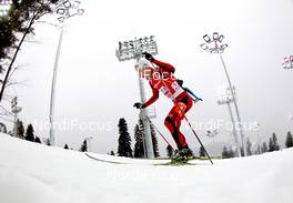 10.03.2013, Sochi, Russia (RUS): Henrik l'Abee-Lund (NOR), Fischer, Rottefella, Swix, ODLO - IBU world cup biathlon, relay men, Sochi (RUS). www.nordicfocus.com. © Manzoni/NordicFocus. Every downloaded picture is fee-liable.