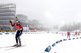 10.03.2013, Sochi, Russia (RUS): Lowell Bailey (USA), Rossignol, Rottefella, One Way opens up a gap to the field - IBU world cup biathlon, relay men, Sochi (RUS). www.nordicfocus.com. © Manzoni/NordicFocus. Every downloaded picture is fee-liable.