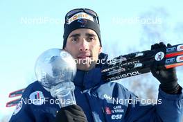 17.03.2013, Khanty-Mansiysk, Russia (RUS): Martin Fourcade (FRA), Rossignol, Rottefella, OneWay, Toko - IBU world cup biathlon, cups, Khanty-Mansiysk (RUS). www.nordicfocus.com. © Manzoni/NordicFocus. Every downloaded picture is fee-liable.