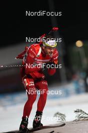 28.11.2013, Oestersund, Sweden (SWE): Ole Einar Bjoerndalen (NOR) - IBU world cup biathlon, individual men, Oestersund (SWE). www.nordicfocus.com. © Manzoni/NordicFocus. Every downloaded picture is fee-liable.