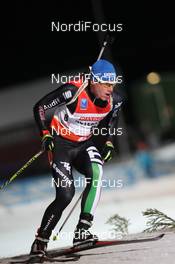28.11.2013, Oestersund, Sweden (SWE): Lukas Hofer (ITA) - IBU world cup biathlon, individual men, Oestersund (SWE). www.nordicfocus.com. © Manzoni/NordicFocus. Every downloaded picture is fee-liable.