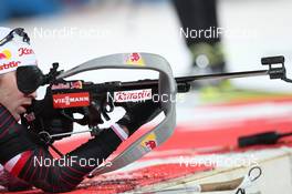 28.11.2013, Oestersund, Sweden (SWE): Simon Eder (AUT) - IBU world cup biathlon, individual men, Oestersund (SWE). www.nordicfocus.com. © Manzoni/NordicFocus. Every downloaded picture is fee-liable.
