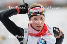28.11.2013, Oestersund, Sweden (SWE): Elisa Gasparin (SUI) - IBU world cup biathlon, individual women, Oestersund (SWE). www.nordicfocus.com. © Manzoni/NordicFocus. Every downloaded picture is fee-liable.