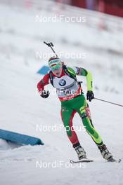 28.11.2013, Oestersund, Sweden (SWE): Darya Domracheva (BLR) - IBU world cup biathlon, individual women, Oestersund (SWE). www.nordicfocus.com. © Manzoni/NordicFocus. Every downloaded picture is fee-liable.