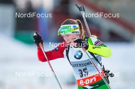 28.11.2013, Oestersund, Sweden (SWE): Darya Domracheva (BLR) - IBU world cup biathlon, individual women, Oestersund (SWE). www.nordicfocus.com. © Manzoni/NordicFocus. Every downloaded picture is fee-liable.