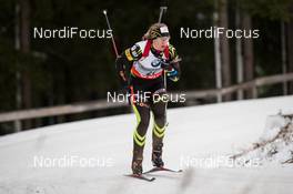 28.11.2013, Oestersund, Sweden (SWE): Anais Bescond (FRA) - IBU world cup biathlon, individual women, Oestersund (SWE). www.nordicfocus.com. © Manzoni/NordicFocus. Every downloaded picture is fee-liable.