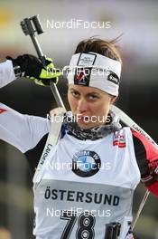 27.11.2013, Oestersund, Sweden (SWE): Megan Imrie (CAN) - IBU world cup biathlon, individual women, Oestersund (SWE). www.nordicfocus.com. © Manzoni/NordicFocus. Every downloaded picture is fee-liable.