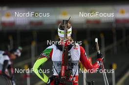 27.11.2013, Oestersund, Sweden (SWE): Darya Domracheva (BLR) - IBU world cup biathlon, individual women, Oestersund (SWE). www.nordicfocus.com. © Manzoni/NordicFocus. Every downloaded picture is fee-liable.