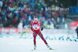 01.12.2013, Oestersund, Sweden (SWE): Elise Ringen (NOR) - IBU world cup biathlon, pursuit women, Oestersund (SWE). www.nordicfocus.com. © Manzoni/NordicFocus. Every downloaded picture is fee-liable.