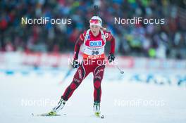 01.12.2013, Oestersund, Sweden (SWE): Tiril Ekhoff (NOR) - IBU world cup biathlon, pursuit women, Oestersund (SWE). www.nordicfocus.com. © Manzoni/NordicFocus. Every downloaded picture is fee-liable.
