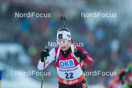 01.12.2013, Oestersund, Sweden (SWE): Megan Imrie (CAN) - IBU world cup biathlon, pursuit women, Oestersund (SWE). www.nordicfocus.com. © Manzoni/NordicFocus. Every downloaded picture is fee-liable.