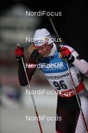 30.11.2013, Oestersund, Sweden (SWE): Julian Eberhard (AUT) - IBU world cup biathlon, sprint men, Oestersund (SWE). www.nordicfocus.com. © Manzoni/NordicFocus. Every downloaded picture is fee-liable.