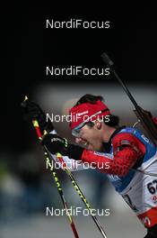 30.11.2013, Oestersund, Sweden (SWE): Nathan Smith (CAN) - IBU world cup biathlon, sprint men, Oestersund (SWE). www.nordicfocus.com. © Manzoni/NordicFocus. Every downloaded picture is fee-liable.