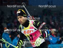 30.11.2013, Oestersund, Sweden (SWE): Martin Fourcade (FRA) - IBU world cup biathlon, sprint men, Oestersund (SWE). www.nordicfocus.com. © Manzoni/NordicFocus. Every downloaded picture is fee-liable.