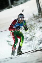 30.11.2013, Oestersund, Sweden (SWE): Evgeny Abramenko (BLR) - IBU world cup biathlon, sprint men, Oestersund (SWE). www.nordicfocus.com. © Manzoni/NordicFocus. Every downloaded picture is fee-liable.