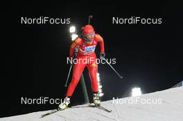 29.11.2013, Oestersund, Sweden (SWE): Van Zhang (CHN) - IBU world cup biathlon, sprint women, Oestersund (SWE). www.nordicfocus.com. © Manzoni/NordicFocus. Every downloaded picture is fee-liable.
