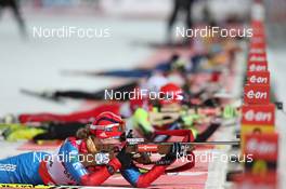 29.11.2013, Oestersund, Sweden (SWE): Ekaterina Shumilova (RUS) - IBU world cup biathlon, sprint women, Oestersund (SWE). www.nordicfocus.com. © Manzoni/NordicFocus. Every downloaded picture is fee-liable.
