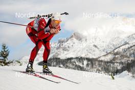 08.12.2013, Hochfilzen, Austria (AUT): Lars Berger (NOR) - IBU world cup biathlon, pursuit men, Hochfilzen (AUT). www.nordicfocus.com. © Wukits/NordicFocus. Every downloaded picture is fee-liable.
