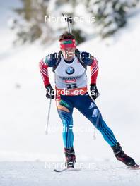 08.12.2013, Hochfilzen, Austria (AUT): Evgeniy Garanichev (RUS) - IBU world cup biathlon, pursuit men, Hochfilzen (AUT). www.nordicfocus.com. © Wukits/NordicFocus. Every downloaded picture is fee-liable.