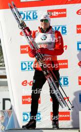 08.12.2013, Hochfilzen, Austria (AUT): Emil Hegle Svendsen (NOR) - IBU world cup biathlon, pursuit men, Hochfilzen (AUT). www.nordicfocus.com. © Wukits/NordicFocus. Every downloaded picture is fee-liable.