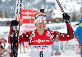 08.12.2013, Hochfilzen, Austria (AUT): Synnoeve Solemdal (NOR) - IBU world cup biathlon, pursuit women, Hochfilzen (AUT). www.nordicfocus.com. © Wukits/NordicFocus. Every downloaded picture is fee-liable.