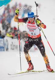 07.12.2013, Hochfilzen, Austria (AUT): Andreas Birnbacher (GER) - IBU world cup biathlon, relay men, Hochfilzen (AUT). www.nordicfocus.com. © Wukits/NordicFocus. Every downloaded picture is fee-liable.