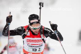 07.12.2013, Hochfilzen, Austria (AUT): Benjamin Weger (SUI) - IBU world cup biathlon, relay men, Hochfilzen (AUT). www.nordicfocus.com. © Wukits/NordicFocus. Every downloaded picture is fee-liable.