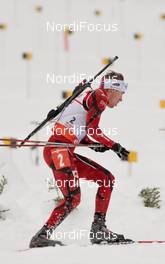 07.12.2013, Hochfilzen, Austria (AUT): Emil Hegle Svendsen (NOR) - IBU world cup biathlon, relay men, Hochfilzen (AUT). www.nordicfocus.com. © Wukits/NordicFocus. Every downloaded picture is fee-liable.