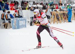 07.12.2013, Hochfilzen, Austria (AUT): Christoph Sumann (AUT) - IBU world cup biathlon, relay men, Hochfilzen (AUT). www.nordicfocus.com. © Wukits/NordicFocus. Every downloaded picture is fee-liable.