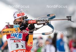 07.12.2013, Hochfilzen, Austria (AUT): Andrea Henkel (GER) - IBU world cup biathlon, relay women, Hochfilzen (AUT). www.nordicfocus.com. © Wukits/NordicFocus. Every downloaded picture is fee-liable.