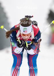 07.12.2013, Hochfilzen, Austria (AUT): Sara Studebaker (USA) - IBU world cup biathlon, relay women, Hochfilzen (AUT). www.nordicfocus.com. © Wukits/NordicFocus. Every downloaded picture is fee-liable.