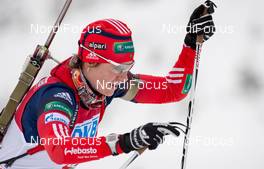 07.12.2013, Hochfilzen, Austria (AUT): Irina Starykh (RUS) - IBU world cup biathlon, relay women, Hochfilzen (AUT). www.nordicfocus.com. © Wukits/NordicFocus. Every downloaded picture is fee-liable.