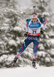 06.12.2013, Hochfilzen, Austria (AUT): Tim Burke (USA) - IBU world cup biathlon, sprint men, Hochfilzen (AUT). www.nordicfocus.com. © Wukits/NordicFocus. Every downloaded picture is fee-liable.