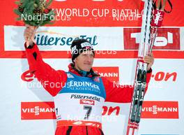 06.12.2013, Hochfilzen, Austria (AUT): Lars Berger (NOR) - IBU world cup biathlon, sprint men, Hochfilzen (AUT). www.nordicfocus.com. © Wukits/NordicFocus. Every downloaded picture is fee-liable.