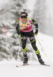 06.12.2013, Hochfilzen, Austria (AUT): Arnd Peiffer (GER) - IBU world cup biathlon, sprint men, Hochfilzen (AUT). www.nordicfocus.com. © Wukits/NordicFocus. Every downloaded picture is fee-liable.