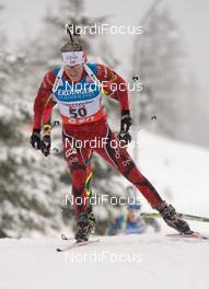 06.12.2013, Hochfilzen, Austria (AUT): Emil Hegle Svendsen (NOR) - IBU world cup biathlon, sprint men, Hochfilzen (AUT). www.nordicfocus.com. © Wukits/NordicFocus. Every downloaded picture is fee-liable.