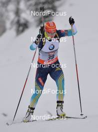 06.12.2013, Hochfilzen, Austria (AUT): Juliya Dzhyma (UKR) - IBU world cup biathlon, sprint women, Hochfilzen (AUT). www.nordicfocus.com. © Wukits/NordicFocus. Every downloaded picture is fee-liable.