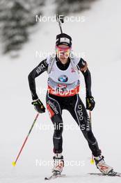 06.12.2013, Hochfilzen, Austria (AUT): Elisa Gasparin (SUI) - IBU world cup biathlon, sprint women, Hochfilzen (AUT). www.nordicfocus.com. © Wukits/NordicFocus. Every downloaded picture is fee-liable.