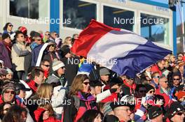 13.12.2013, Annecy-Le Grand Bornand, France (FRA): Event Feature: French Fans - IBU world cup biathlon, relay men, Annecy-Le Grand Bornand (FRA). www.nordicfocus.com. © Manzoni/NordicFocus. Every downloaded picture is fee-liable.