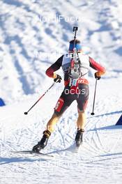 13.12.2013, Annecy-Le Grand Bornand, France (FRA): Eric Lesser (GER) - IBU world cup biathlon, relay men, Annecy-Le Grand Bornand (FRA). www.nordicfocus.com. © Manzoni/NordicFocus. Every downloaded picture is fee-liable.