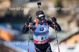 13.12.2013, Annecy-Le Grand Bornand, France (FRA): Claudio Boeckli (SUI) - IBU world cup biathlon, relay men, Annecy-Le Grand Bornand (FRA). www.nordicfocus.com. © Manzoni/NordicFocus. Every downloaded picture is fee-liable.
