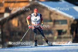 13.12.2013, Annecy-Le Grand Bornand, France (FRA): Arnd Peiffer (GER) - IBU world cup biathlon, relay men, Annecy-Le Grand Bornand (FRA). www.nordicfocus.com. © Manzoni/NordicFocus. Every downloaded picture is fee-liable.