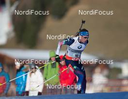 13.12.2013, Annecy-Le Grand Bornand, France (FRA): Tim Burke (USA) - IBU world cup biathlon, relay men, Annecy-Le Grand Bornand (FRA). www.nordicfocus.com. © Manzoni/NordicFocus. Every downloaded picture is fee-liable.
