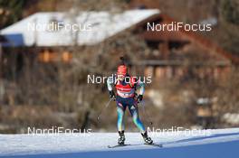 12.12.2013, Annecy-Le Grand Bornand, France (FRA): Vita Semerenko (UKR)- IBU world cup biathlon, relay women, Annecy-Le Grand Bornand (FRA). www.nordicfocus.com. © Manzoni/NordicFocus. Every downloaded picture is fee-liable.