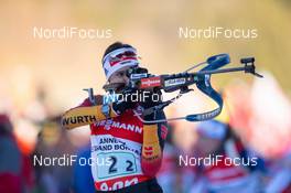 12.12.2013, Annecy-Le Grand Bornand, France (FRA): Andrea Henkel (GER)- IBU world cup biathlon, relay women, Annecy-Le Grand Bornand (FRA). www.nordicfocus.com. © Manzoni/NordicFocus. Every downloaded picture is fee-liable.