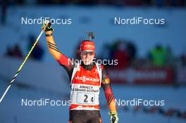 12.12.2013, Annecy-Le Grand Bornand, France (FRA): Laura Dahlmeier (GER)- IBU world cup biathlon, relay women, Annecy-Le Grand Bornand (FRA). www.nordicfocus.com. © Manzoni/NordicFocus. Every downloaded picture is fee-liable.